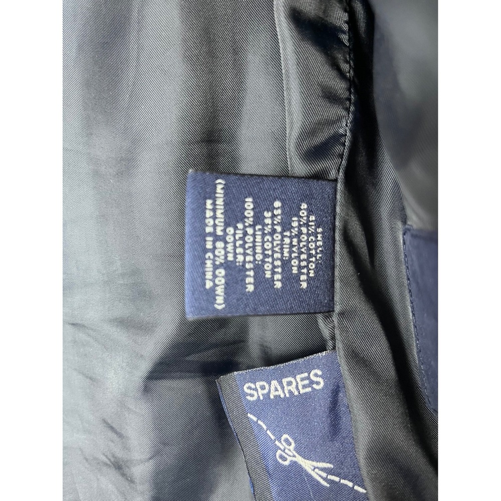 Roundtree & Yorke Outdoors Navy Puffer Vest Men's Medium Quilted Snap Zip - Picture 11 of 13
